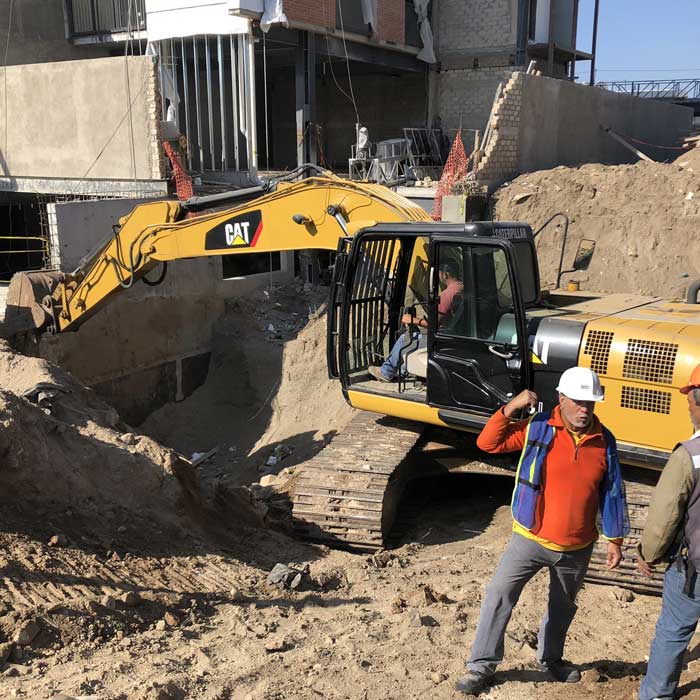 Renta de excavadora para Construccion